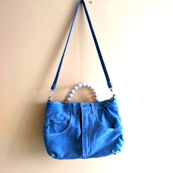 Baggy Jeans Shoulder Bag - Picture 4 of 8